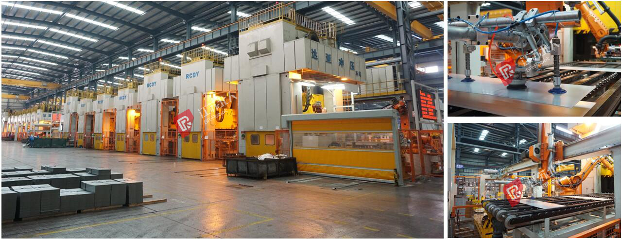 Stamping automated production line